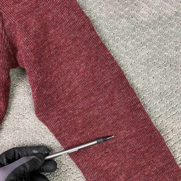 Outdoor Research Flurry Hooded Jacket Women's Medium Red Maroon Wool Blend - Picture 9 of 15